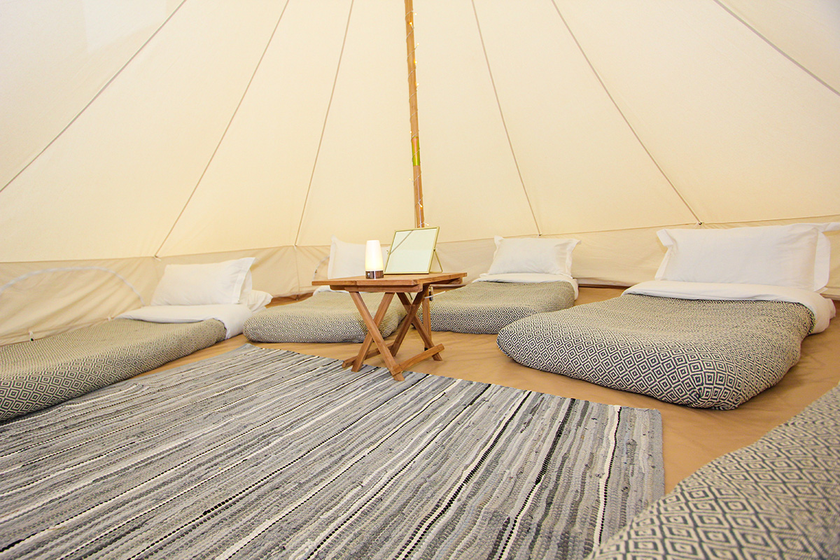 Wildwood – 5m Bell Tent – Furnished